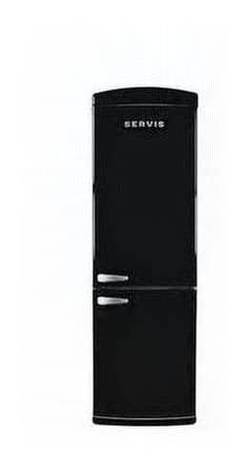 Servis C60185NFB Retro Tall Fridge Freezer - Black